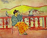 Henri Matisse Lady on the Terrace painting